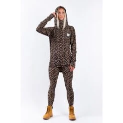 Eivy Womens Icecold Hood Top 2021 -Ski Discount Store Icecold Hood Top Leopard 3