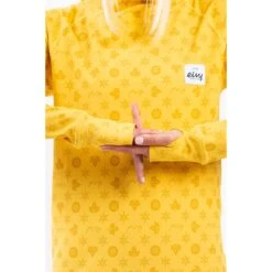 Eivy Womens Icecold Hood Top 2021 -Ski Discount Store Icecold Hood Top Monogram Mustard 5