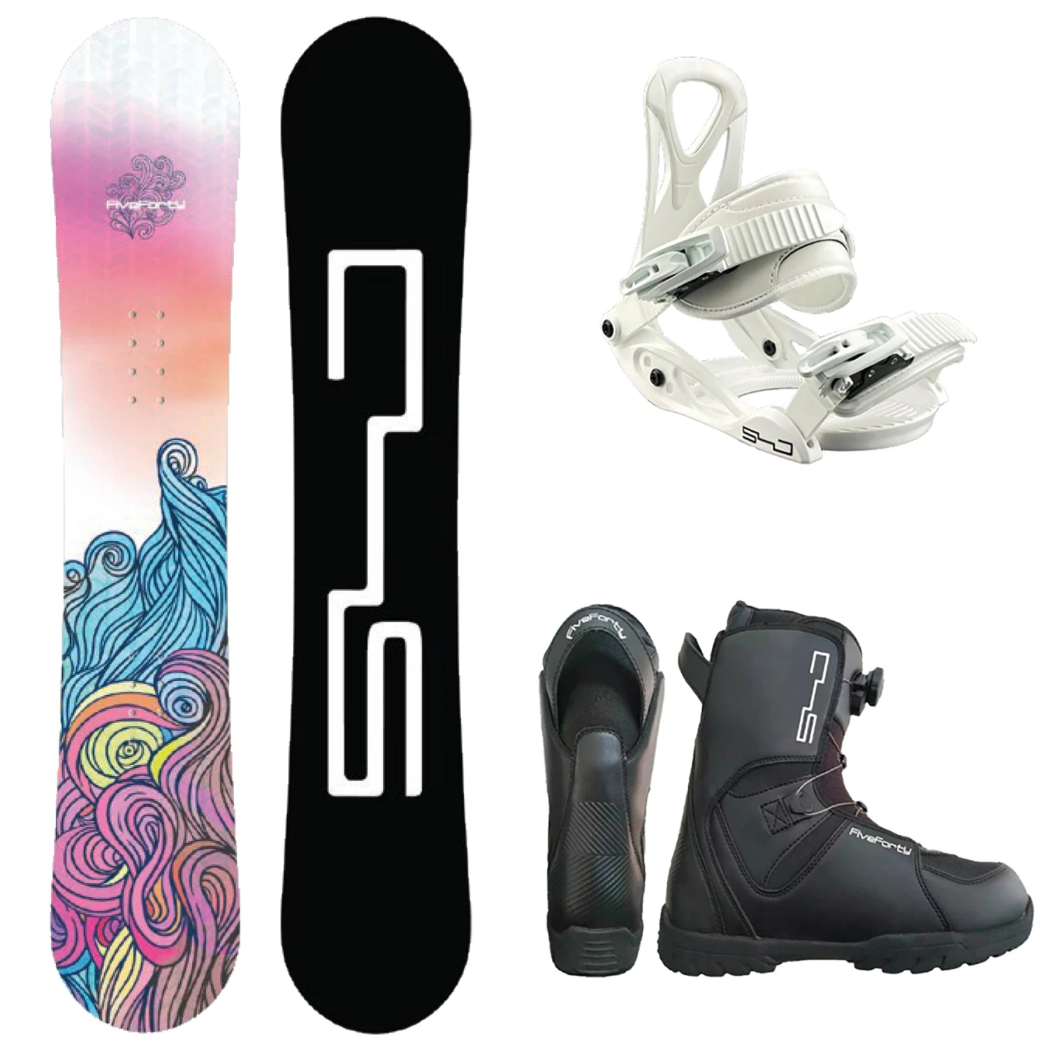 540 LTD Youth Board Bindings Boots Package 3 540 LTD Youth Board Bindings Boots Package
