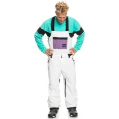 Quiksilver Fly High Bib 2023 -Ski Discount Store quiksilver fly high bib white model 2