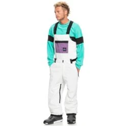 Quiksilver Fly High Bib 2023 -Ski Discount Store quiksilver fly high bib white model