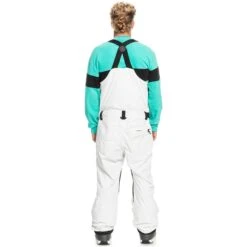 Quiksilver Fly High Bib 2023 -Ski Discount Store quiksilver fly high bib white model back