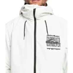 Quiksilver High In The Hood Jacket 2023 -Ski Discount Store quiksilver high hood white close