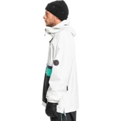 Quiksilver Steeze Jacket 2023 33 Quiksilver Steeze Jacket 2023 -Ski Discount Store quiksilver steeze white model side