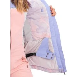 Roxy Chloe Kim Jacket 2023 -Ski Discount Store roxy chloe kim jacket model inside jacket