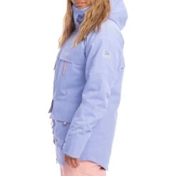 Roxy Chloe Kim Jacket 2023 -Ski Discount Store roxy chloe kim jacket model side